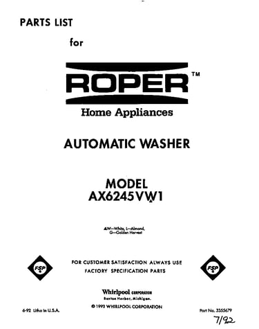 Front cover