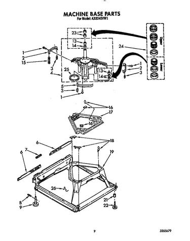 Machine base