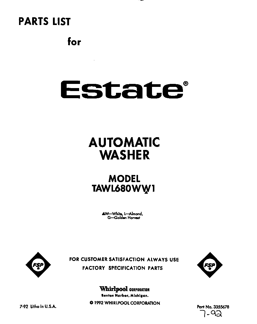 Front cover
