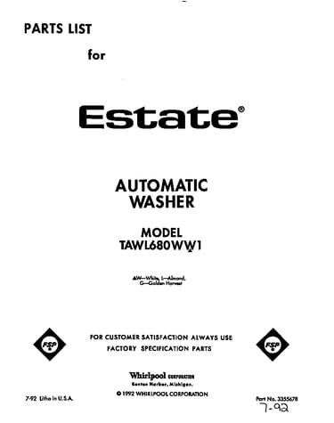 Front cover