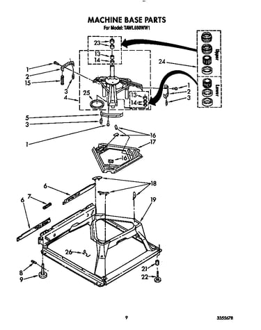 Machine base