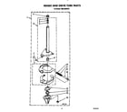 Estate TAWL680WW1 brake and drive tube diagram
