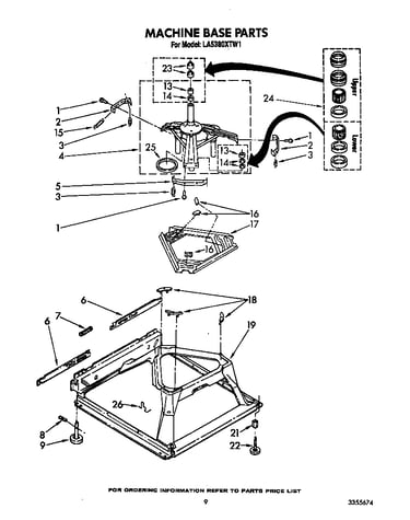 Machine base