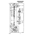 Whirlpool LA5558XTW1 gearcase diagram
