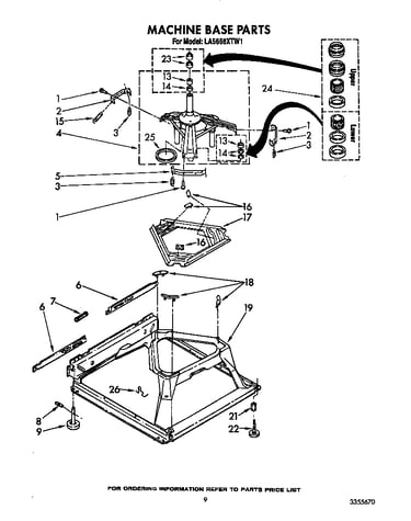 Machine base
