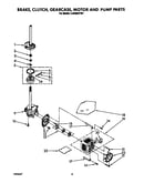 Brake, clutch, gearcase, motor and pump