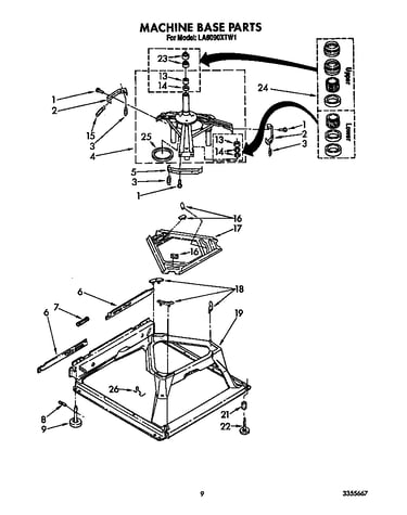 Machine base