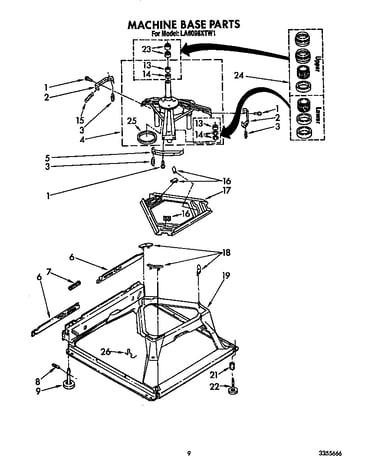 Machine base
