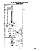 Brake and drive tube