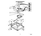 Whirlpool LA6800XTW1 machine base diagram