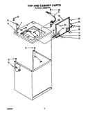 Top and cabinet