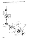 Brake, clutch, gearcase, motor and pump