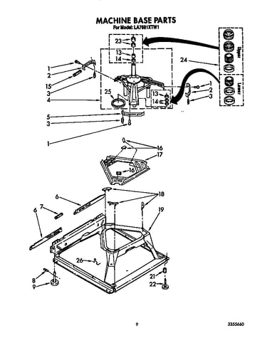 Machine base