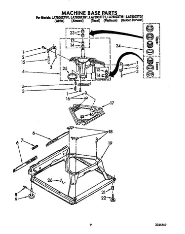 Machine base