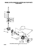 Brake, clutch, gearcase, motor and pump