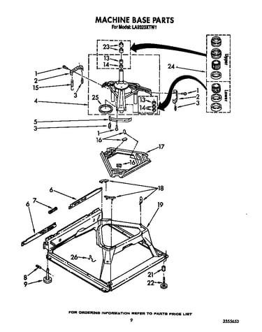 Machine base