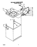 Top and cabinet