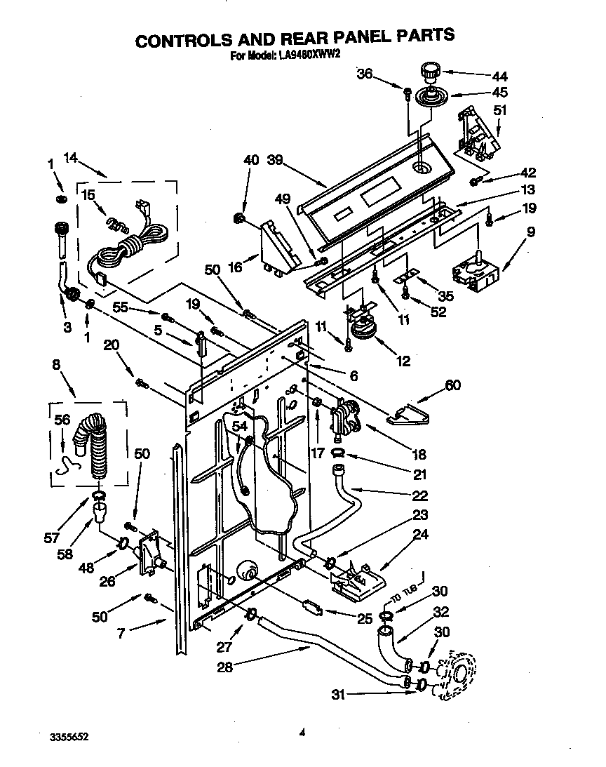 CONTROLS AND REAR PANEL