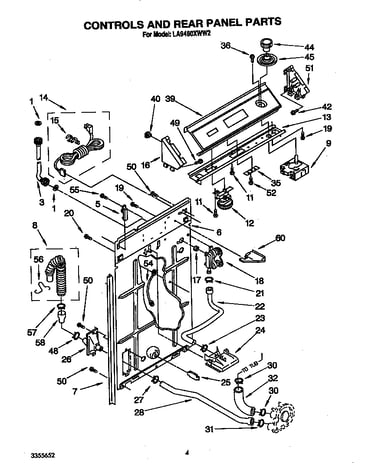 Controls and rear panel