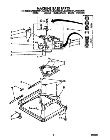 Machine base