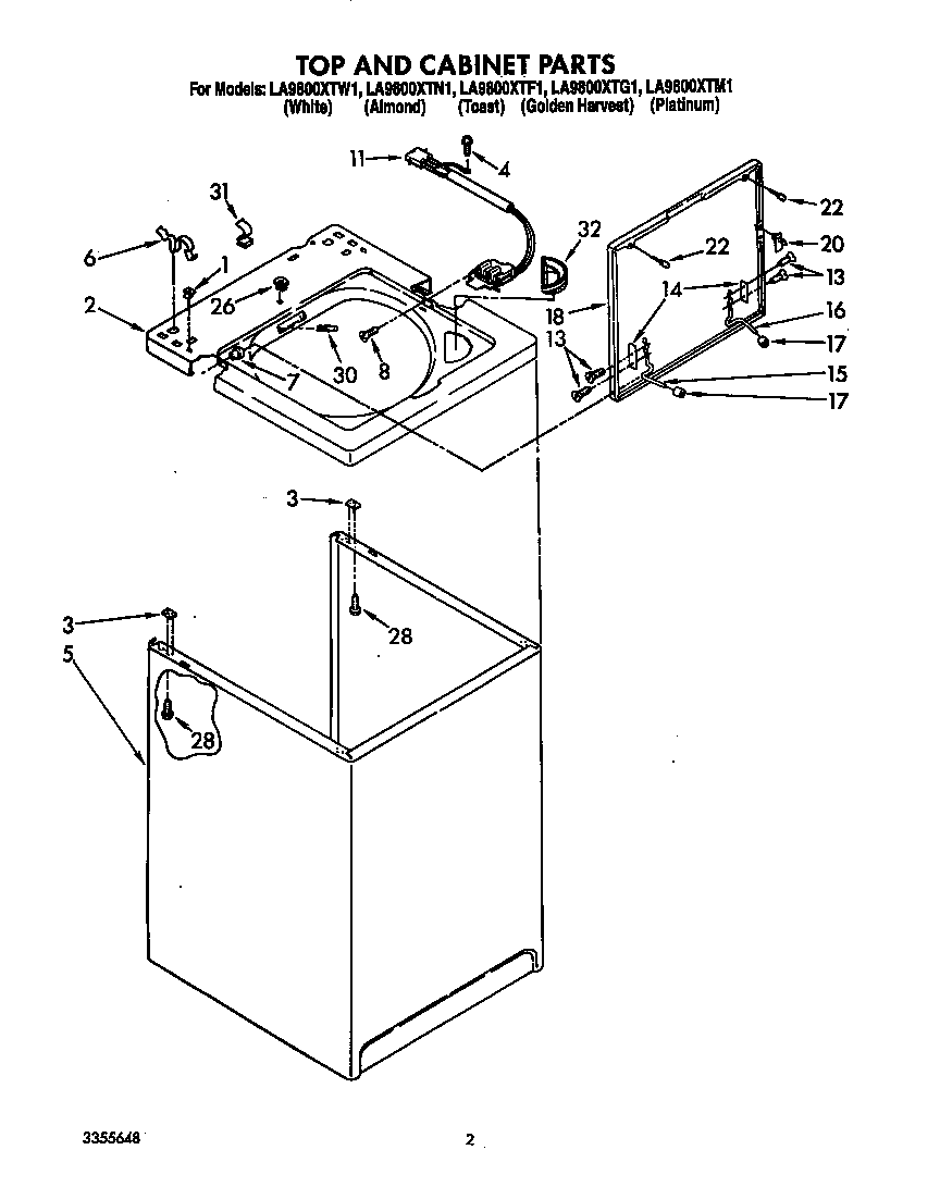 TOP AND CABINET