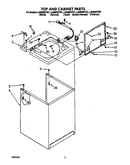 Top and cabinet