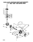 Brake, clutch, gearcase, motor and pump