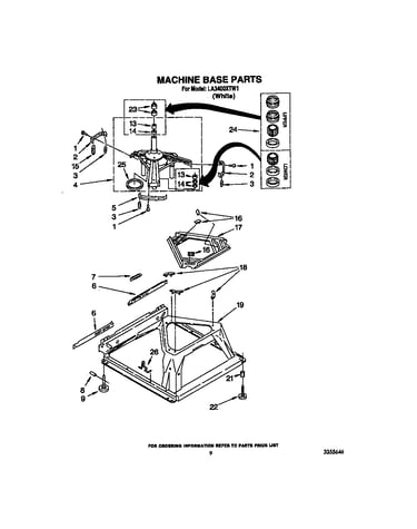 Machine base