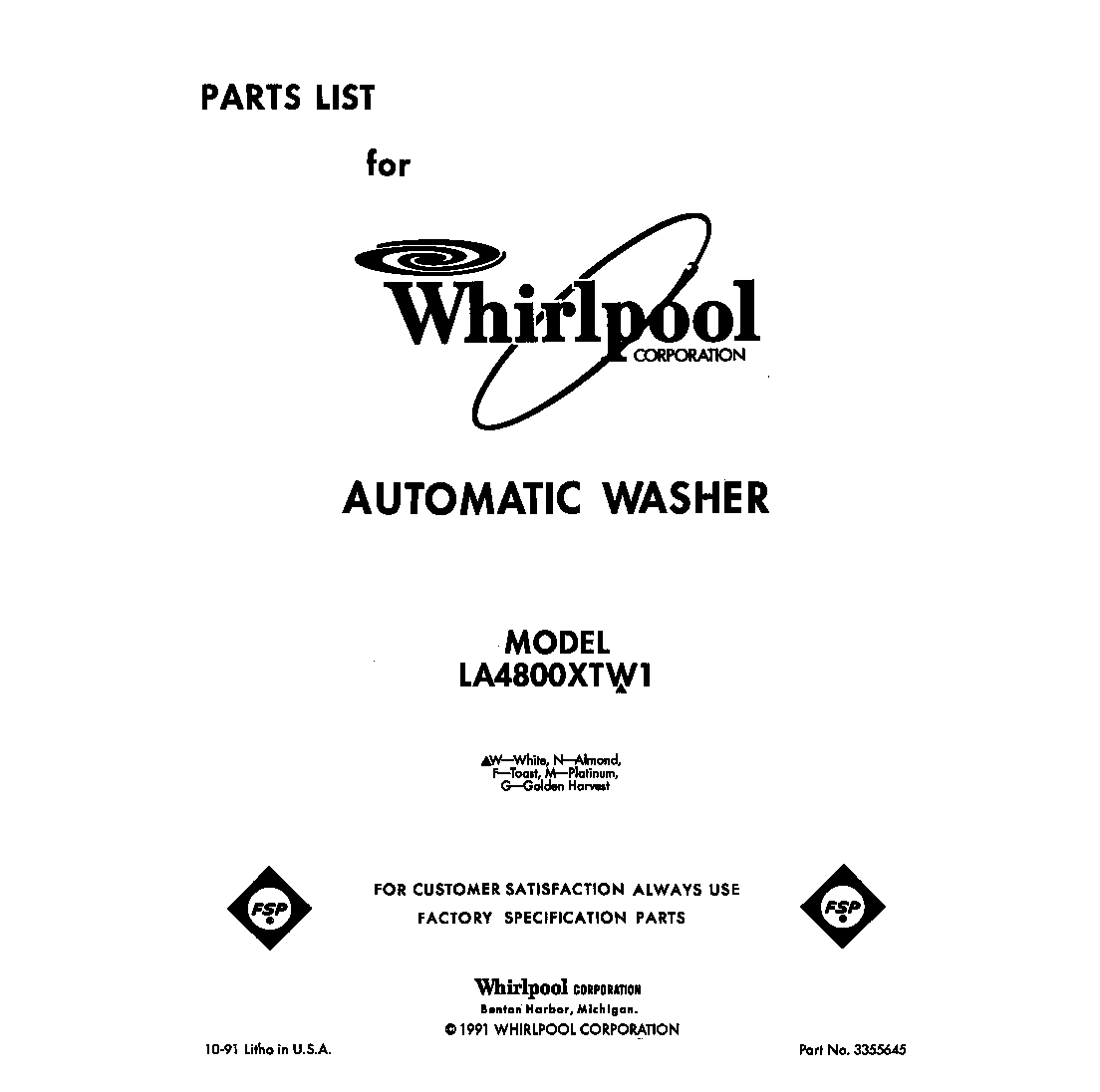 Front cover