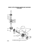 Brake, clutch, gearcase, motor and pump