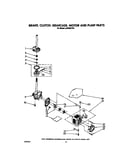 Brake, clutch, gearcase, motor and pump