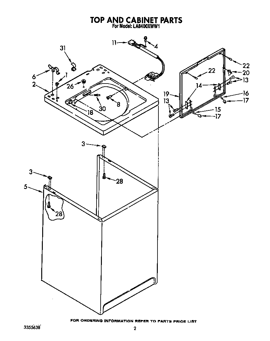 Top cabinet