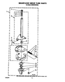 Brake and drive tube