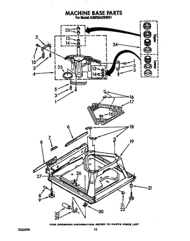 Machine base