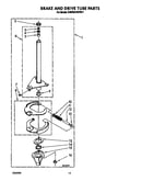 Brake and drive tube