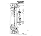 KitchenAid KAWE564WWH1 gearcase diagram