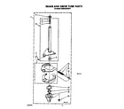 KitchenAid KAWE564WWH1 brake and drive tube diagram