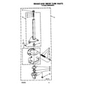 KitchenAid KAWE660WWH1 brake and drive tube diagram