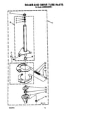 Brake and drive tube