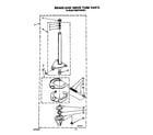 KitchenAid KAWE764WWH1 brake and drive tube diagram
