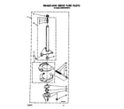 KitchenAid KAWE760WWH1 brake and drive tube diagram