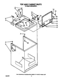 Top and cabinet