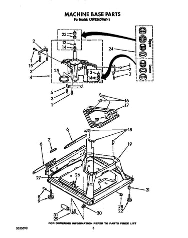 Machine base