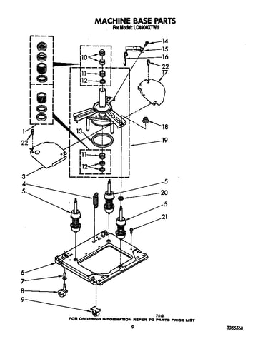Machine base