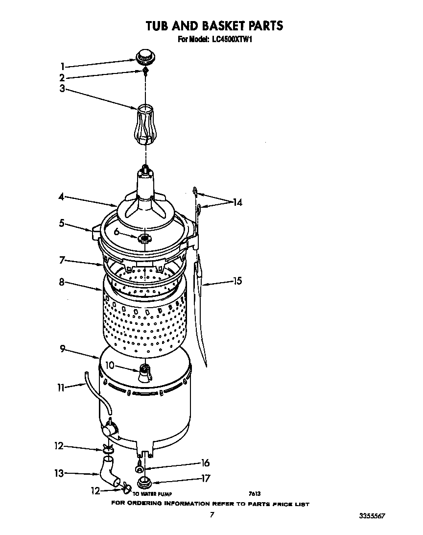 Tub and basket