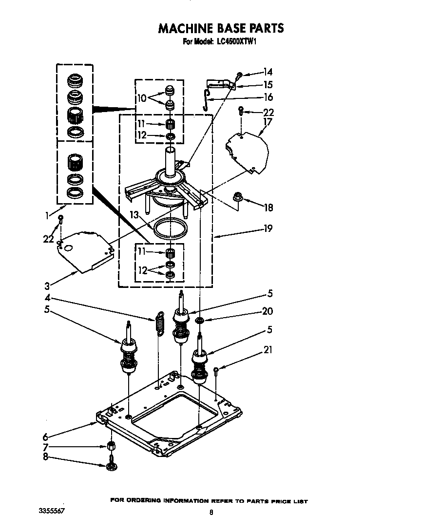 Machine base