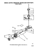 Brake, clutch, gearcase, motor and pump