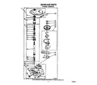 Whirlpool LC4500XTW1 gearcase diagram