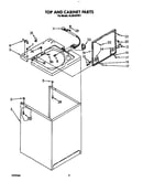 Top and cabinet