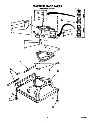 Machine base